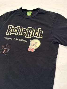 Shoe Palace x Richie Rich T-Shirt Mens M Black Graphic Print Short Sleeve